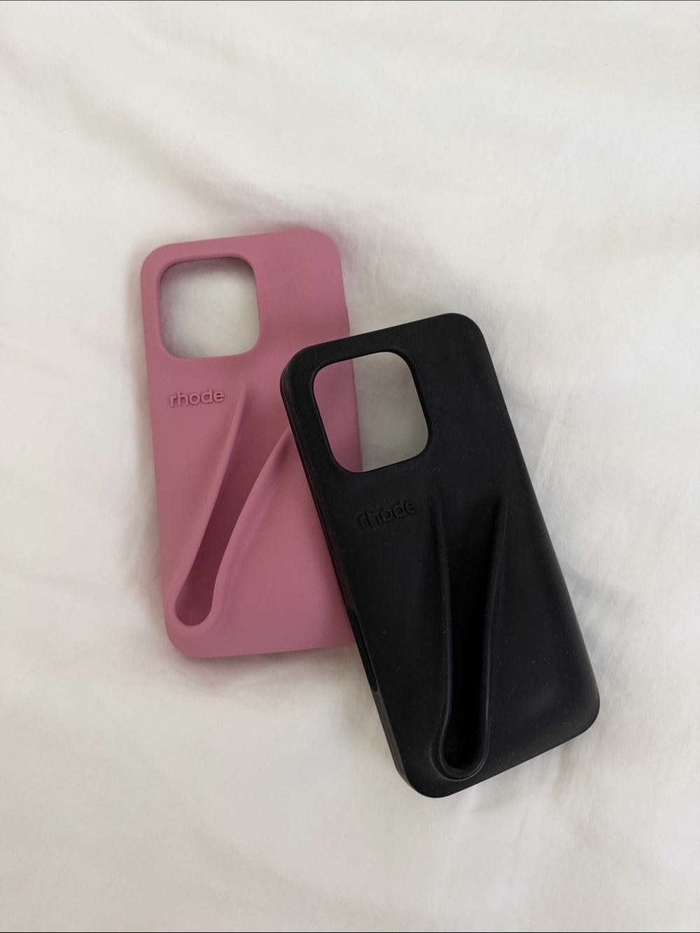 rhode Lip Case iPhone 16 Pro - Pink & Black